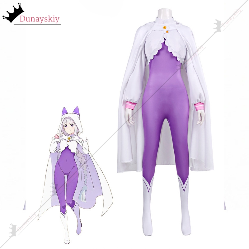 Cosplay Emilia Tight-Fitting B - Anime Cosplay Manga avaliação e preço