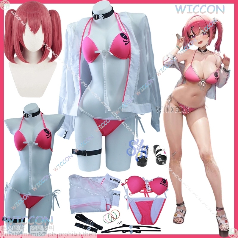 Anime Costume Kawaii Jirai Kei - Anime Cosplay Bikini avaliação e preço